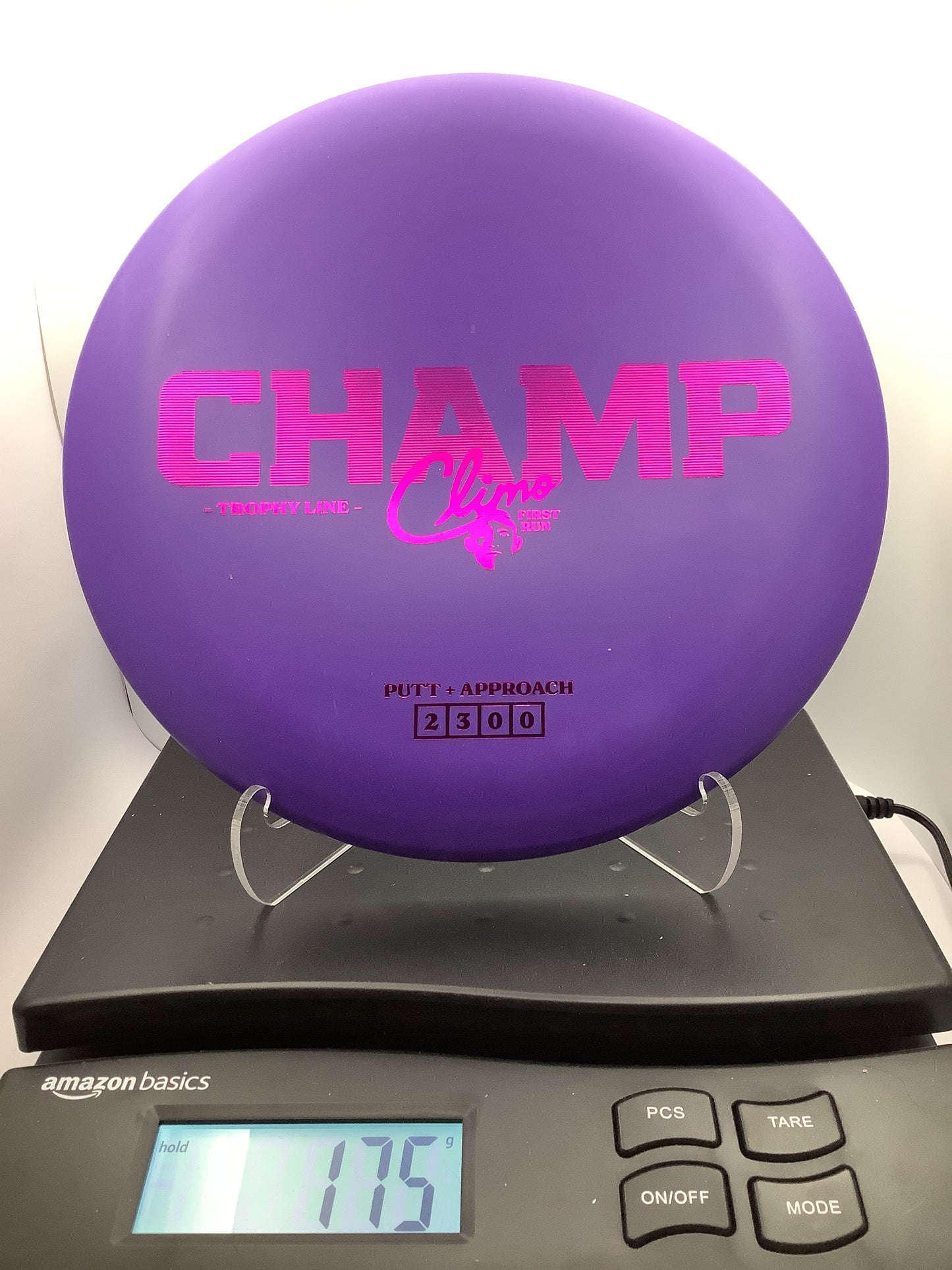 Climo First Run Trophy Champ