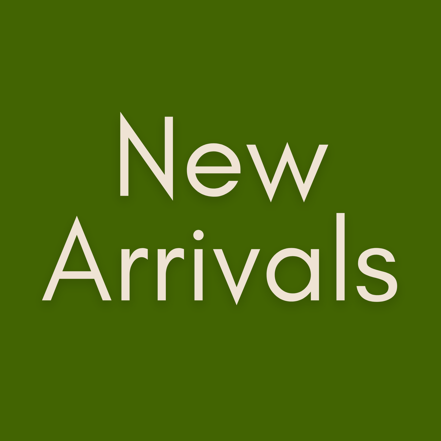 New Arrivals & Recent Restocks