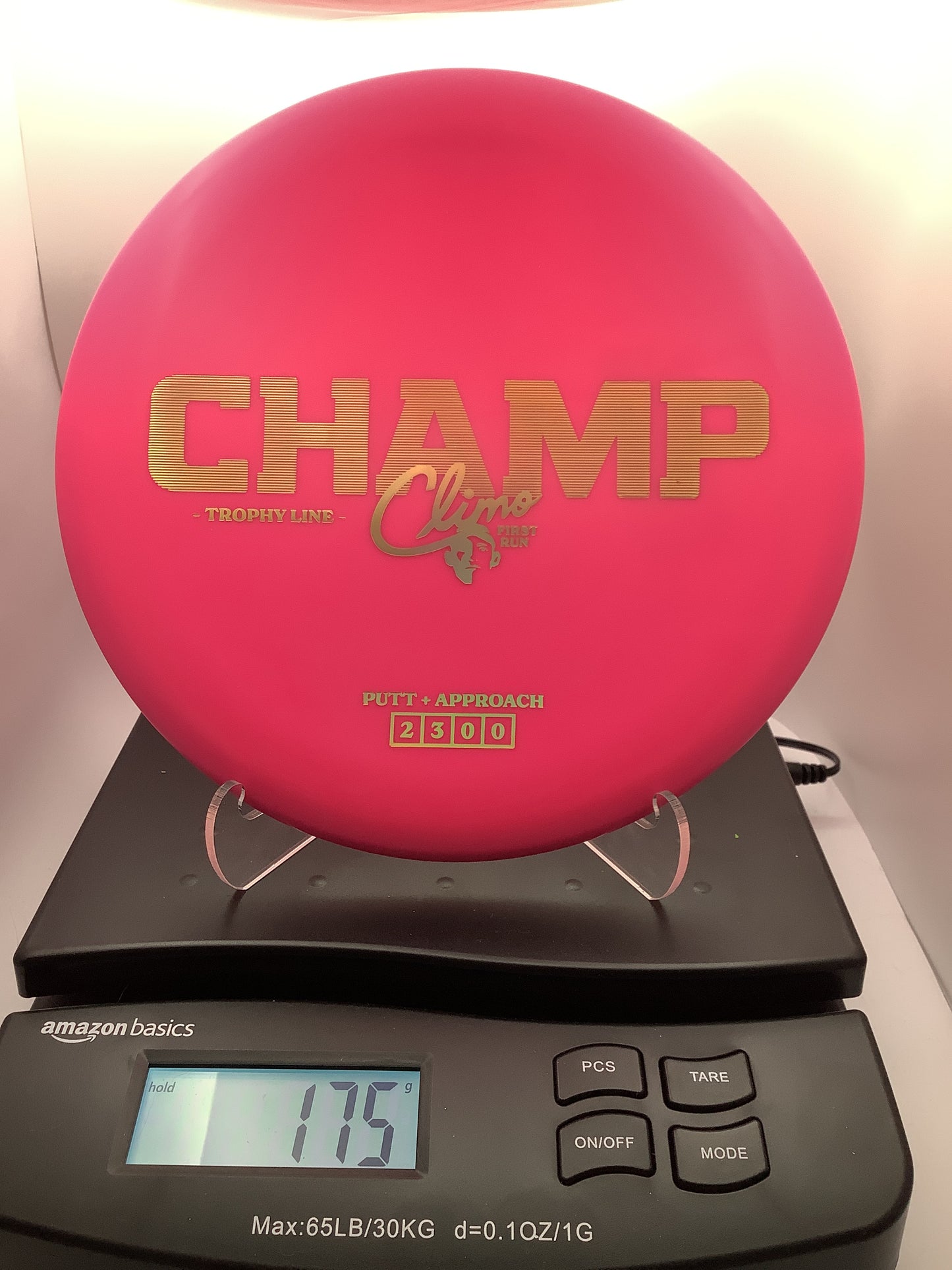 Climo First Run Trophy Champ