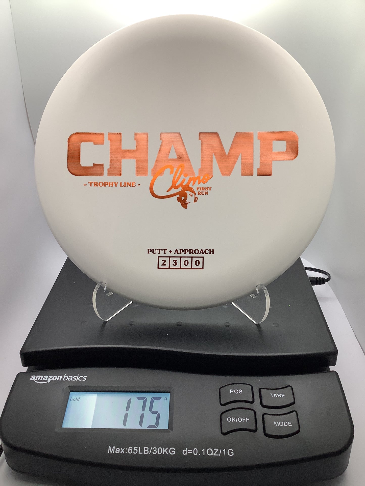 Climo First Run Trophy Champ