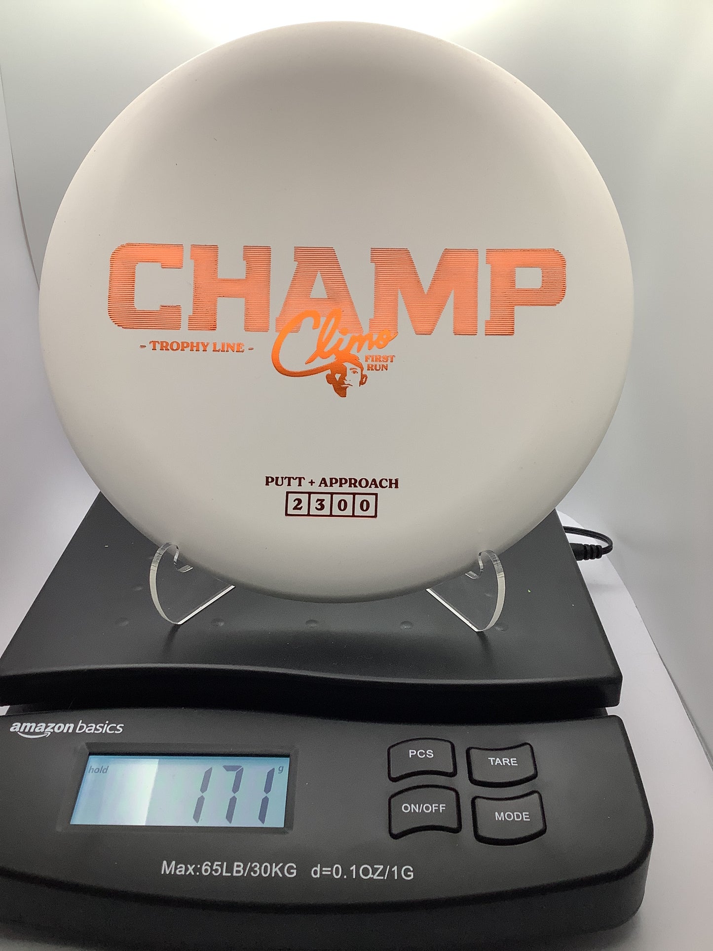 Climo First Run Trophy Champ