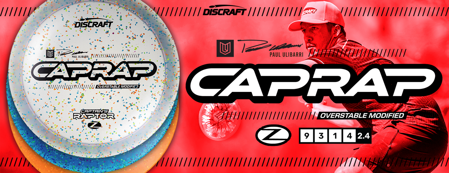 Discraft Z Confetti Captain's Raptor 2026 Pre-Order