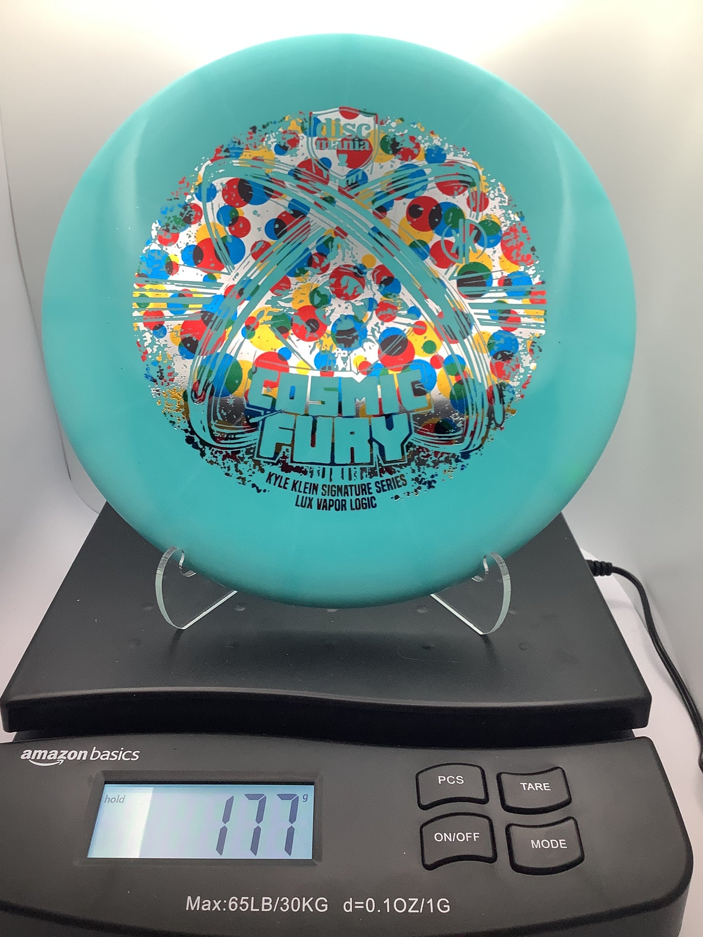 Discmania Cosmic Fury Lux Vapor Logic