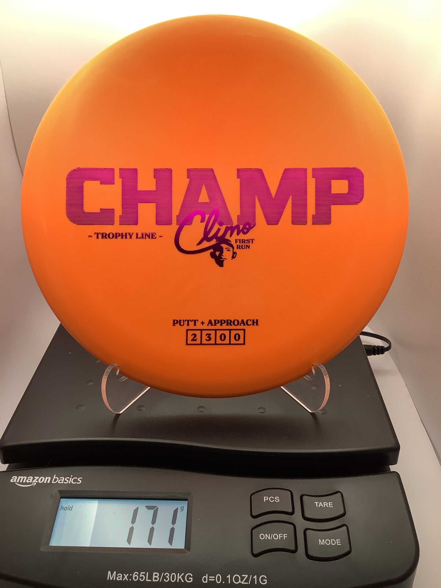 Climo First Run Trophy Champ