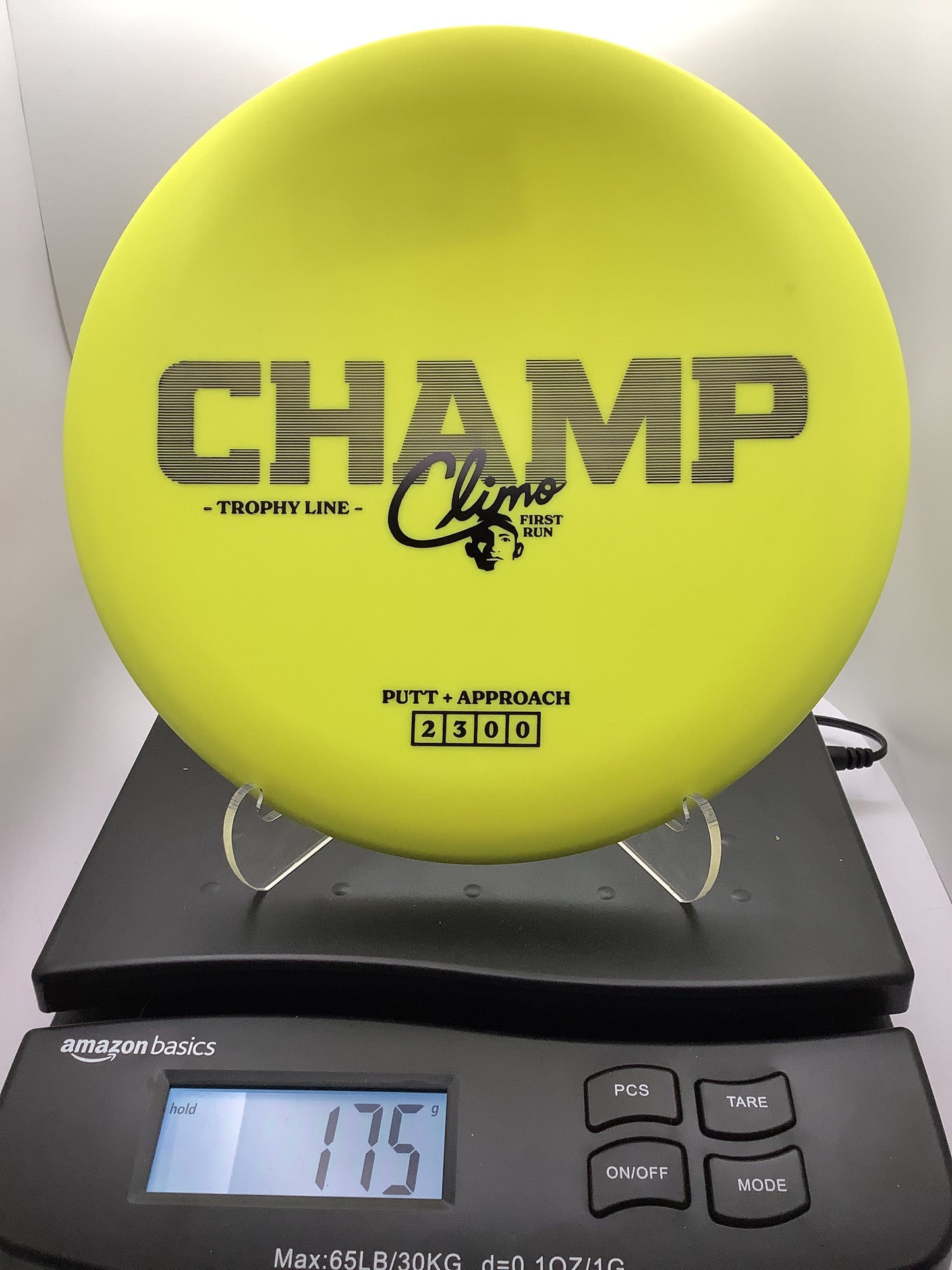 Climo First Run Trophy Champ