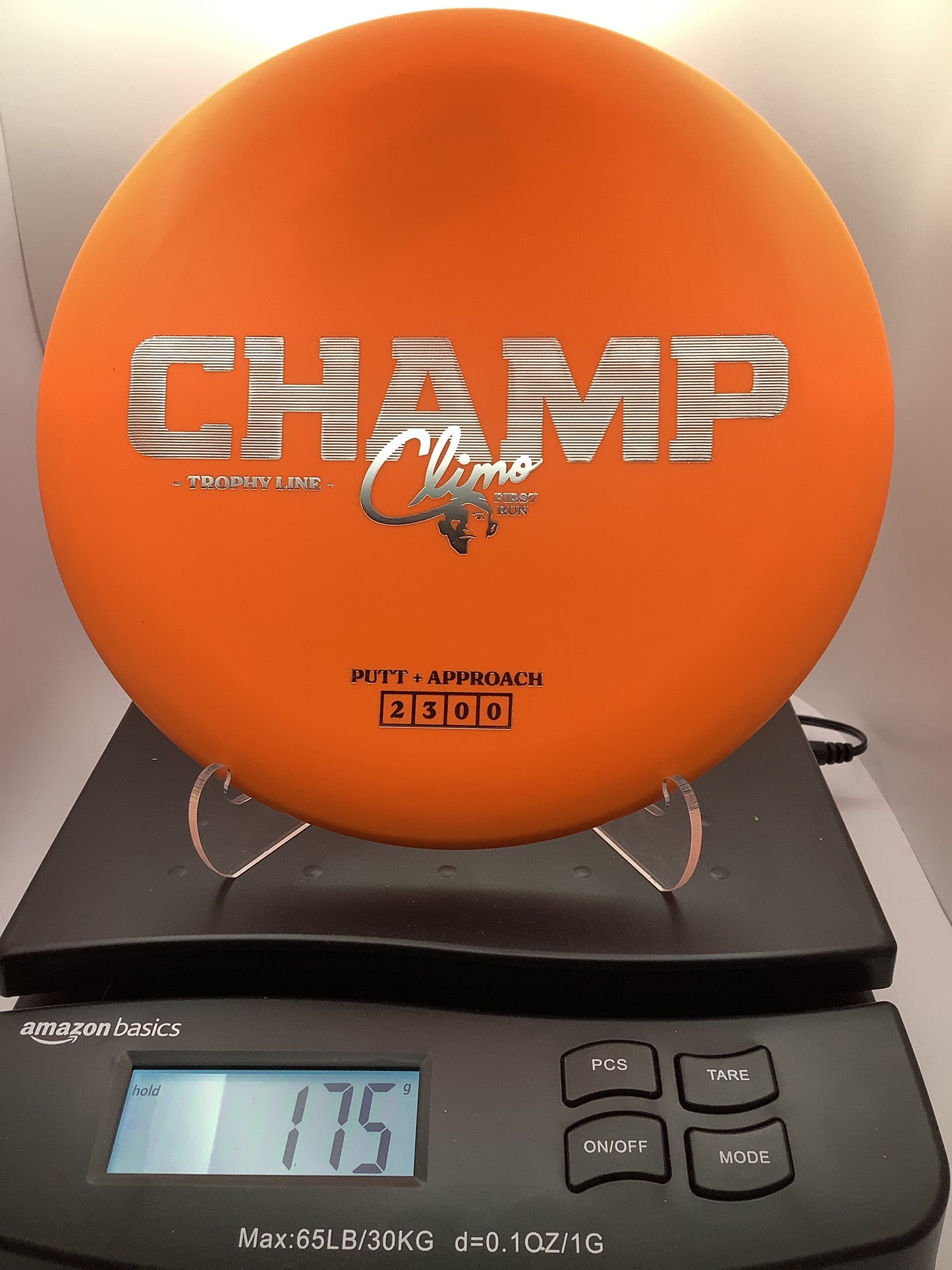 Climo First Run Trophy Champ