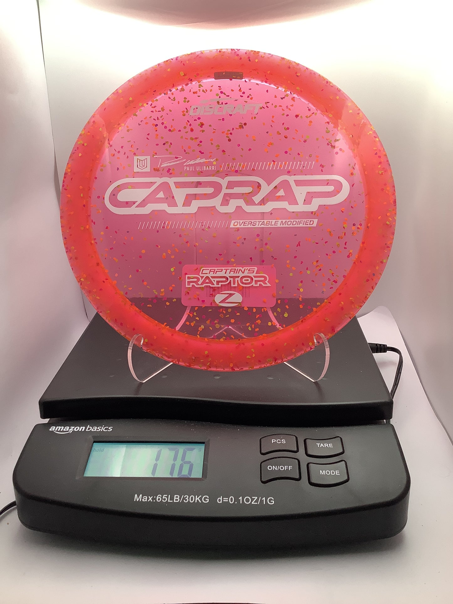 Discraft Z Confetti Captain's Raptor 2026