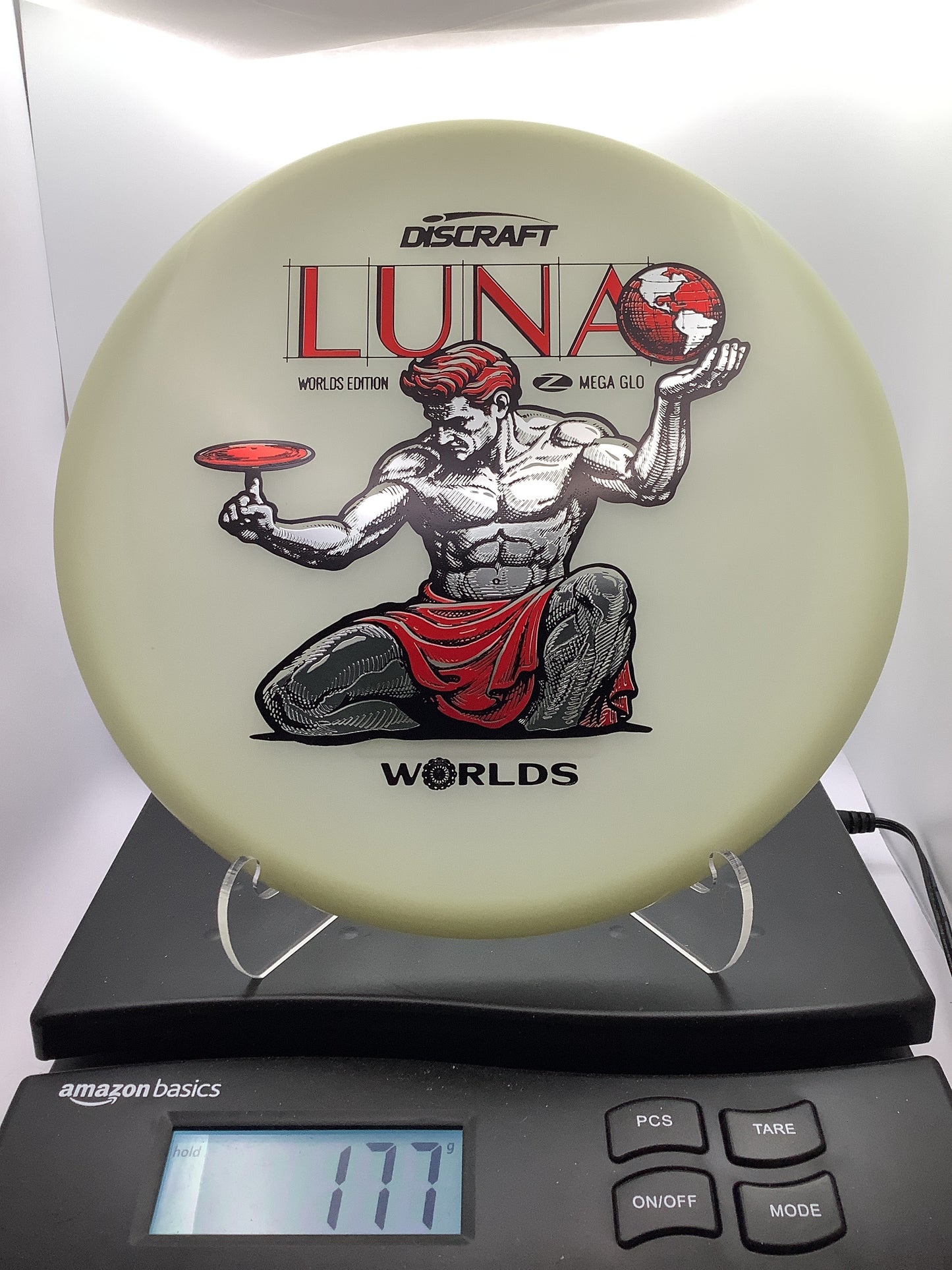 Discraft Mega Glo Luna Worlds 26