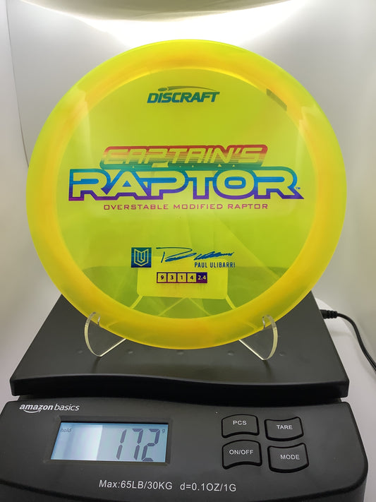 Discraft Z Swirl Captain's Raptor 2025