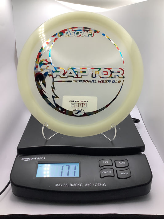 Discraft Seasonal Mega Glo Raptor