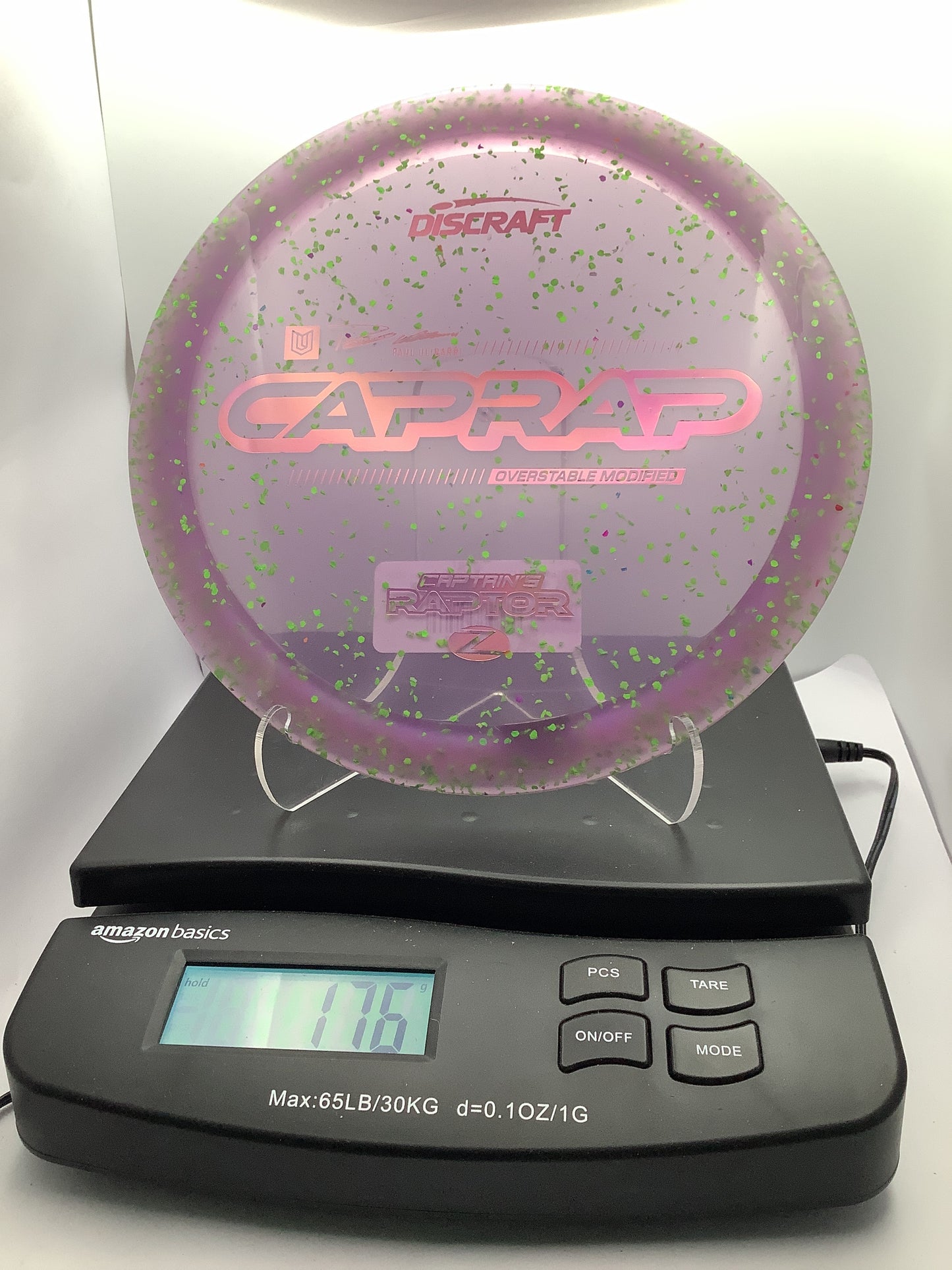 Discraft Z Confetti Captain's Raptor 2026