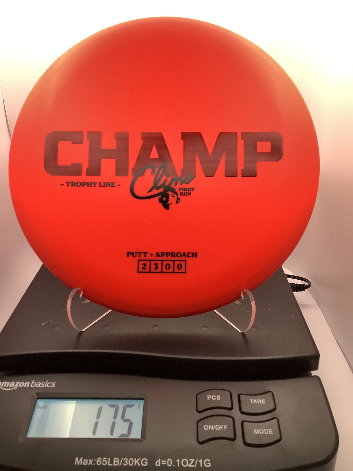 Climo First Run Trophy Champ