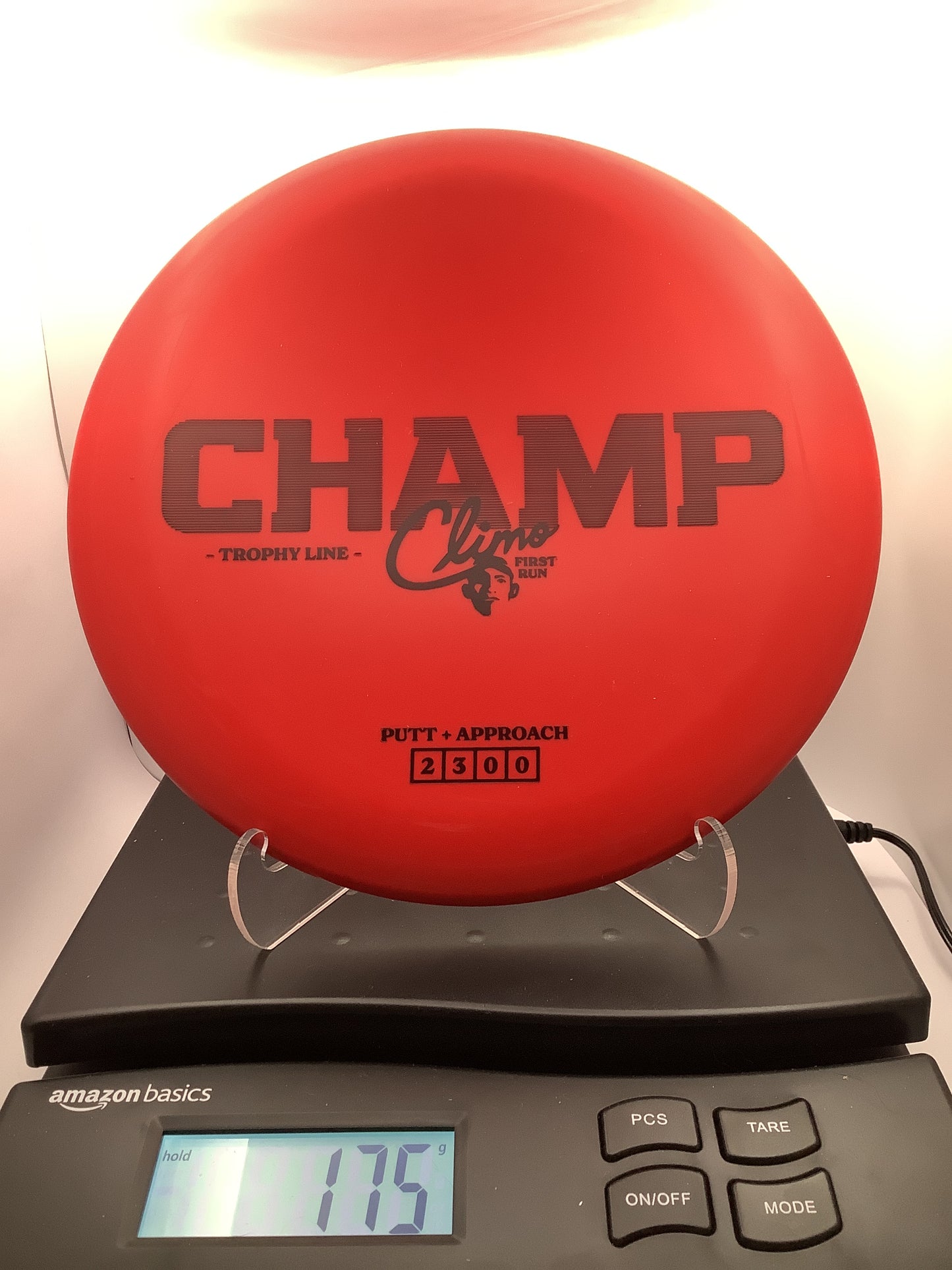 Climo First Run Trophy Champ