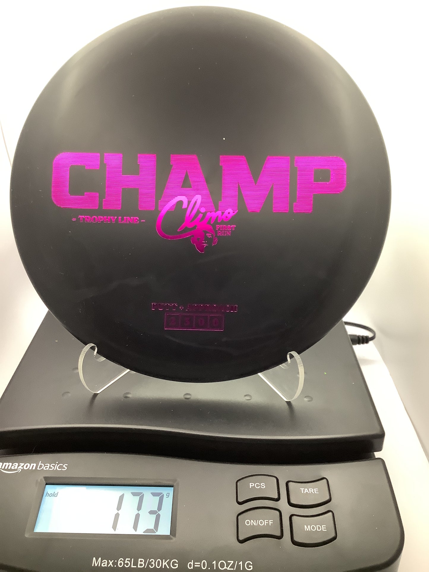 Climo First Run Trophy Champ