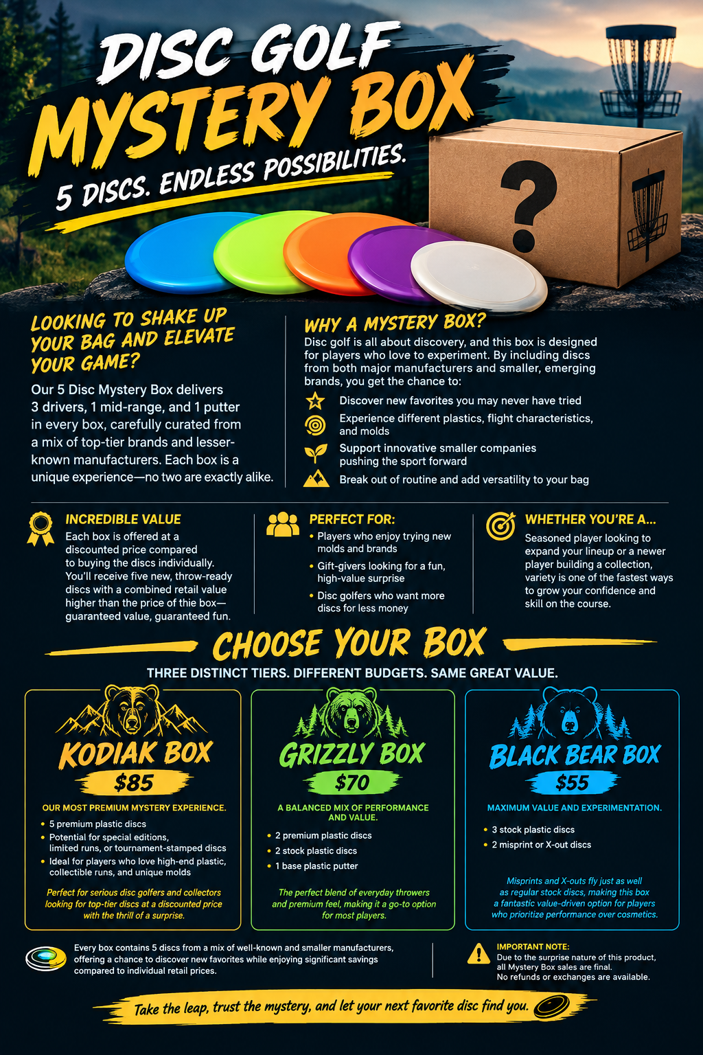 5 Disc Mystery Box